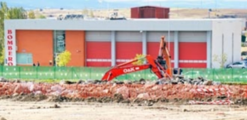 Las obras del nuevo edificio que aunará todos los juzgados de Segovia comenzaron el pasado año. / KAMARERO