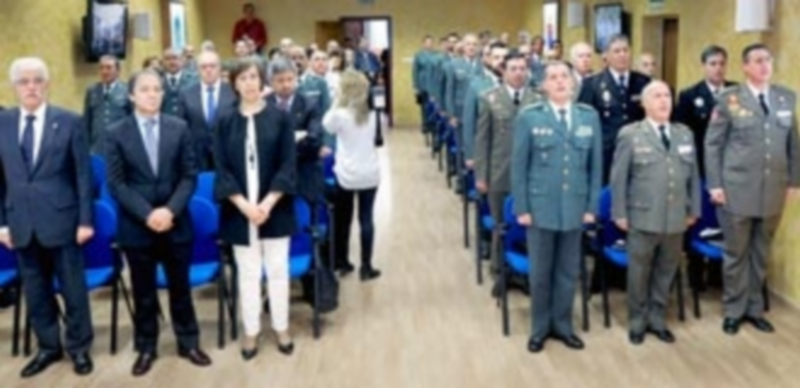 La comandancia celebró los actos del 173 aniversario de su fundación. /Kamarero