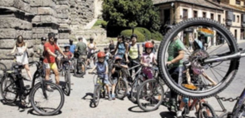 Una de las marchas que ha organizado Bicicla