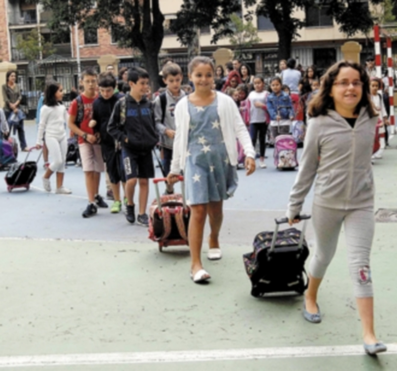 El diseño del curso 2016/2017 anuncia el inicio de las clases en los colegio para el lunes 12 de septiembre. / Elena Peña