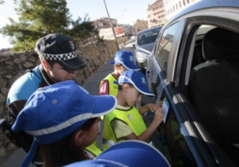 El próximo viernes por la tarde niños segovianos protagonizarán un nuevo recorrido de multas simbólicas