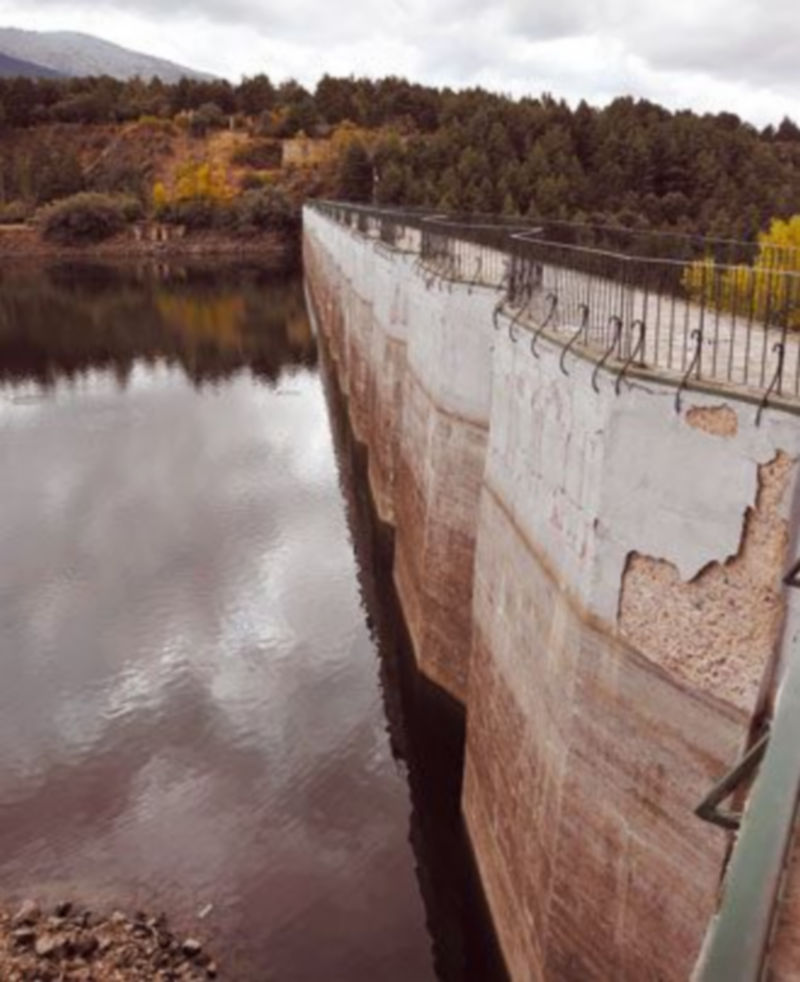 El embalse de Puente Alta