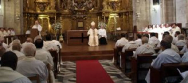 Foto de archivo de la “Misa Crismal” del Lunes Santo