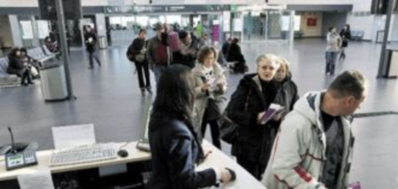 Control de acceso en la estación Segovia-Guiomar