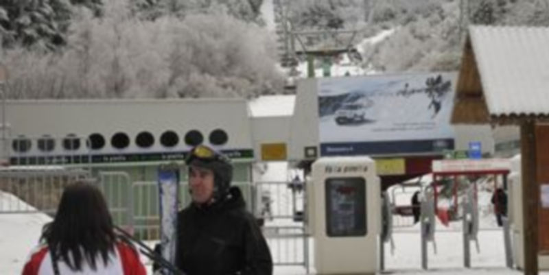 Instalaciones de la estación de esquí de La Pinilla