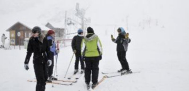 La estación segoviana de La Pinilla es la mejor instalación para practicar esquí alpino del Sistema Central. / Juan Martín.