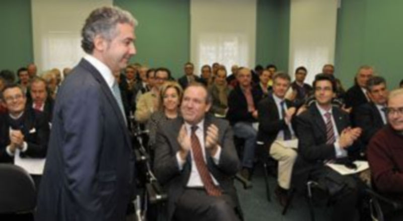 El reelegido presidente de la Federación Empresarial Segoviana