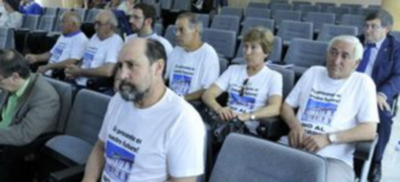 Vecinos de Navas de Oro asistieron al pleno de la Diputación