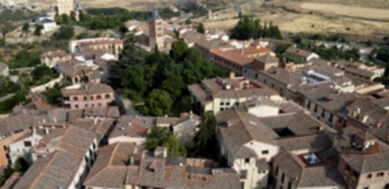 Imagen aérea del barrio de las Canonjías