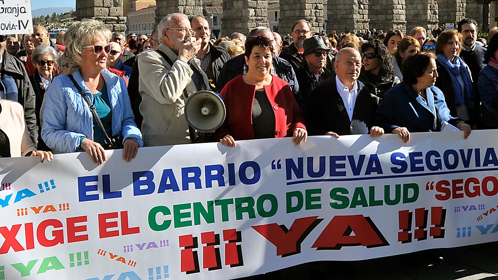 Manifestacion Centro de Salud de Nueva Segovia