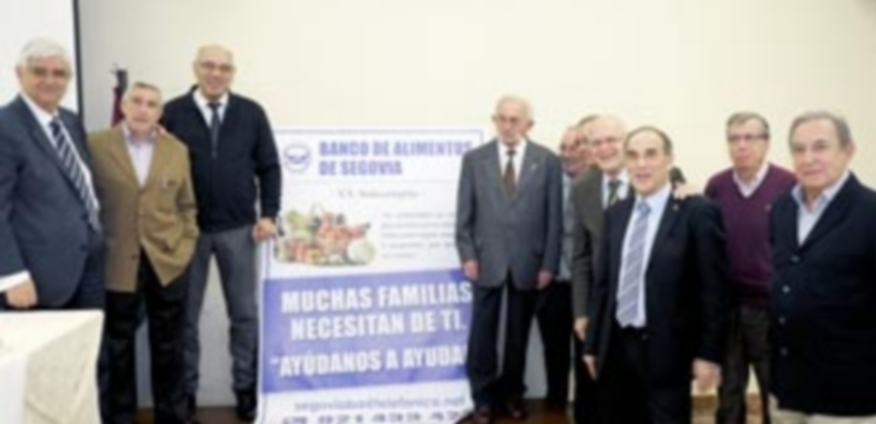 La asamblea de la Federación de Banco de Alimentos de Castilla y León se llevó a cabo ayer en Segovia. / Kamarero