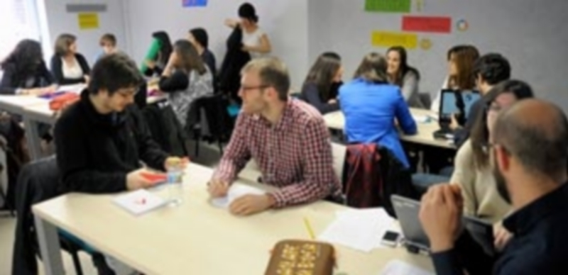 Los jóvenes participantes