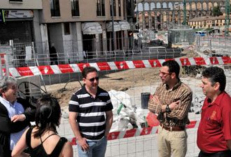 Algunos de los propietarios de los negocios de Padre Claret