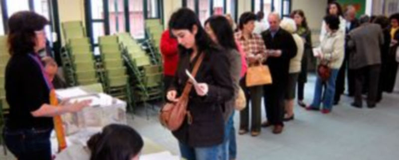 Imagen de archivo de unos comicios en Segovia