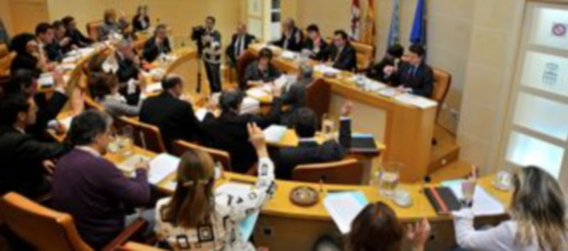 Un momento del pleno de ayer