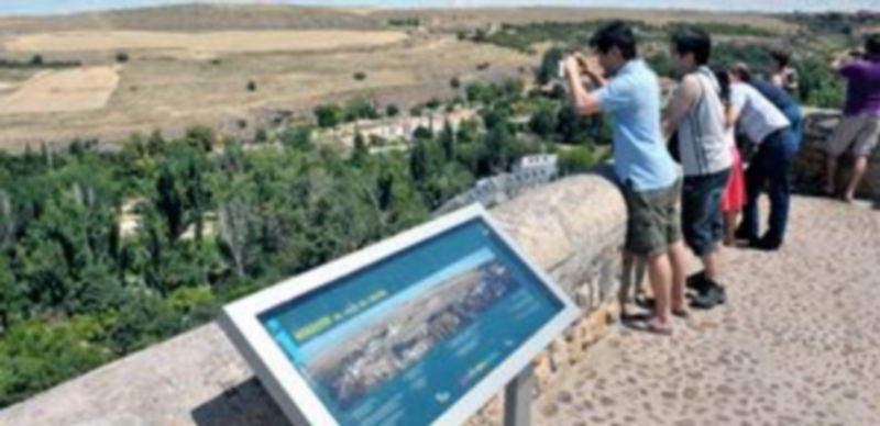 En cada uno de los miradores