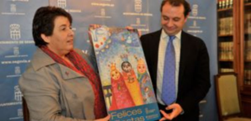 La concejala Clara Luquero y el alcalde