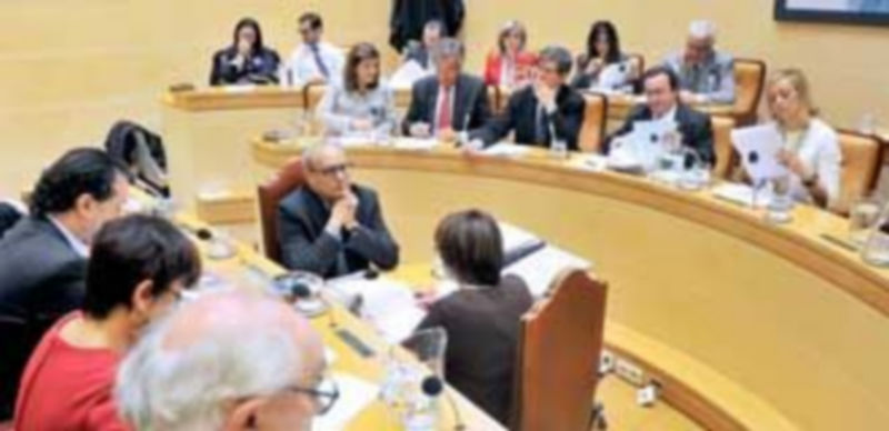 Una imagen del pleno celebrado ayer y que se prolongó por espacio de siete horas. / Kamarero
