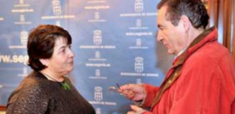 Clara Luquero y Julio Michel