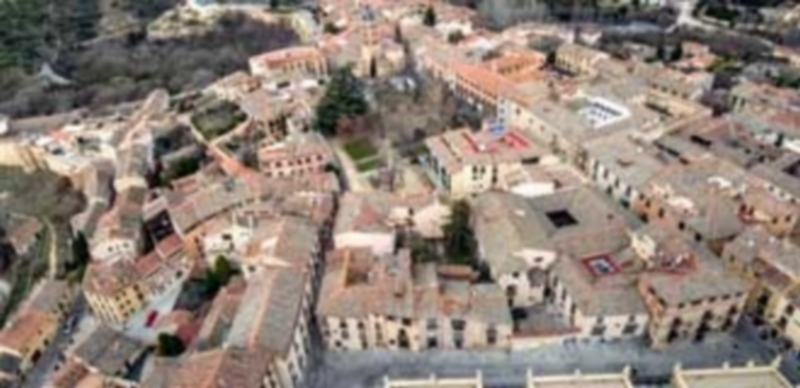 Vista de la zona de las antiguas Canonjías desde la torre de la Catedral. / Kamarero
