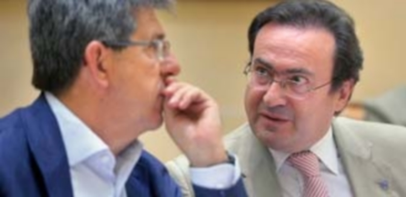 Postigo y el viceportavoz del PP