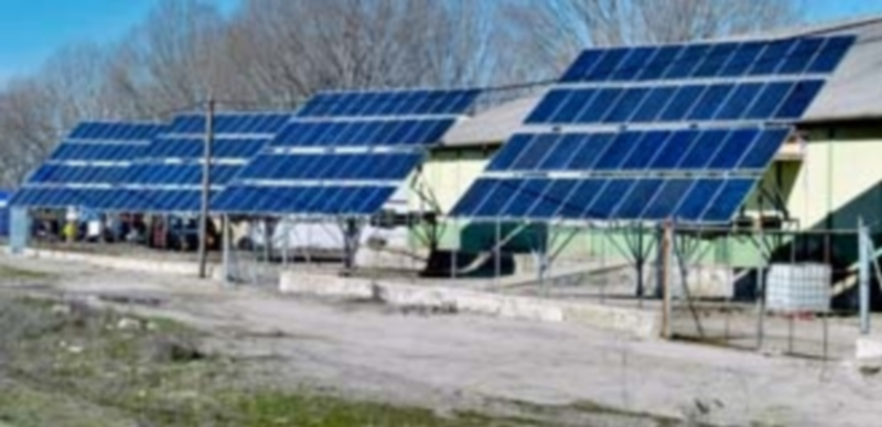 Fotografía de archivo de una instalación fotovoltaica en la provincia de Segovia. / Kamarero