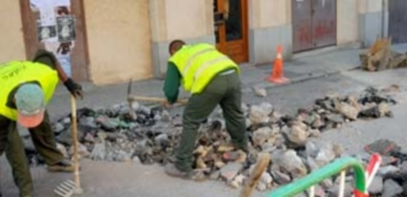 Los trabajos previstos concluirán definitivamente el miércoles. / Juan Martín