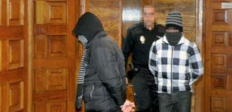 Dos de los tres acusados