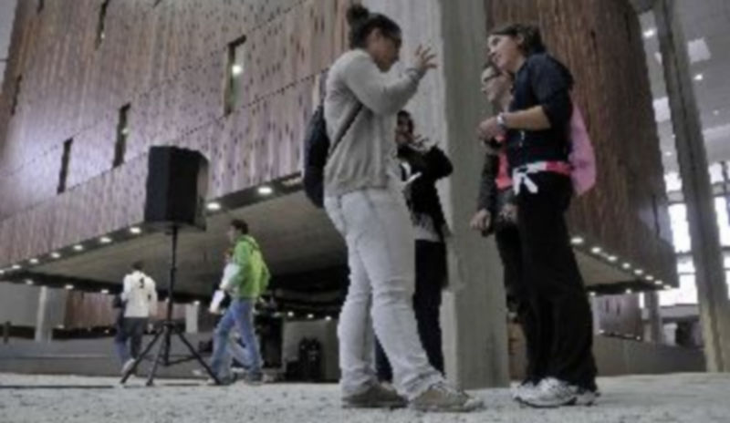 Imagen del interior del campus María Zambrano de la Universidad de Valladolid en Segovia. / Juan Martín