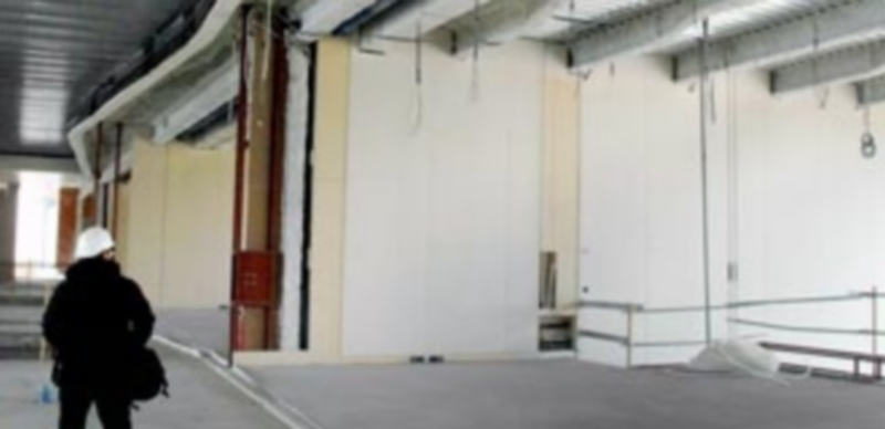 Las obras del CIDE del CAT quedaron paralizadas hace años. / juan martín