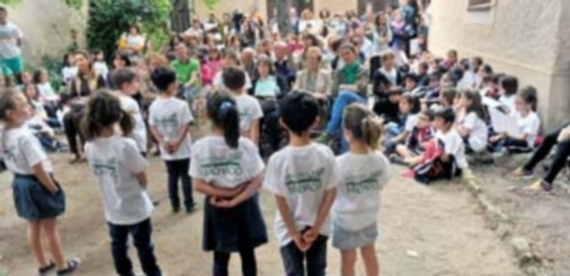 Alumnos de los colegios Maristas