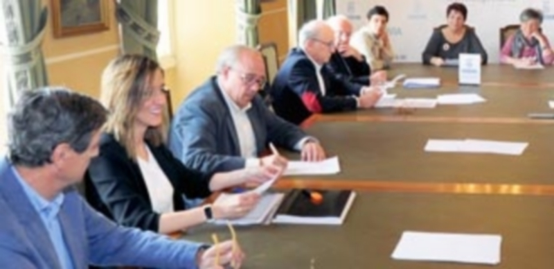 Reunión del Patronato de la Fundación celebrada el pasado 5 de mayo. / KAMARERO