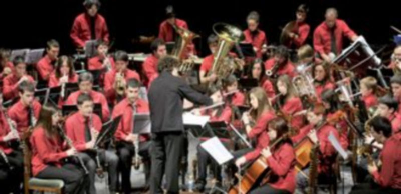 La banda Alborada Musical de Cantalejo