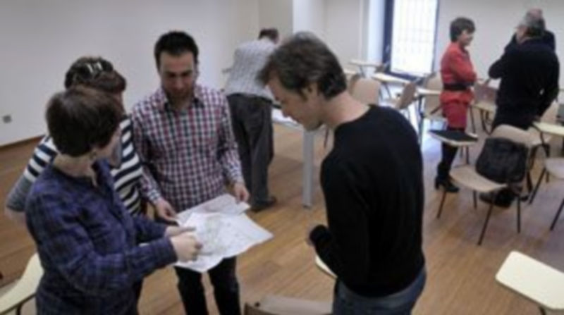 Un grupo de profesionales del patrimonio