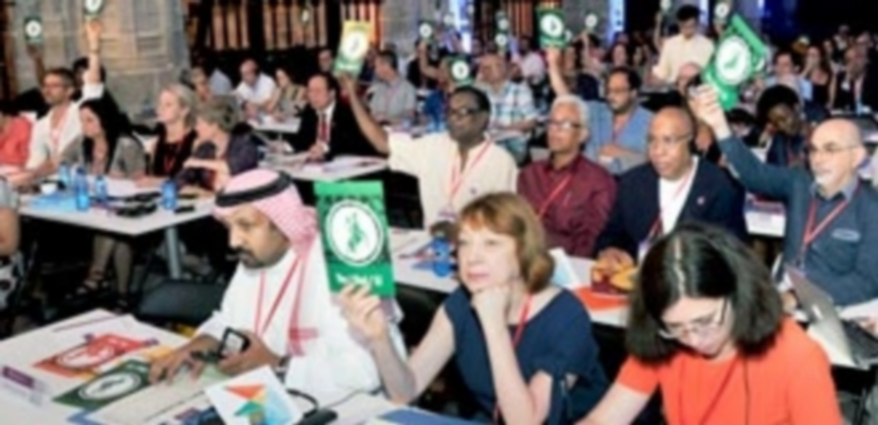 Distintas delegaciones del ITI procedentes de todo el mundo