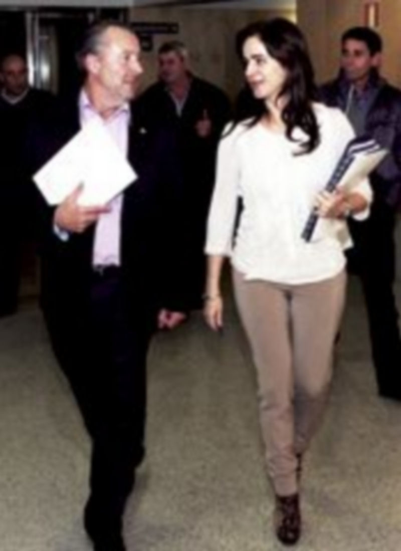 La consejera Silvia Clemente y Donaciano Dujo