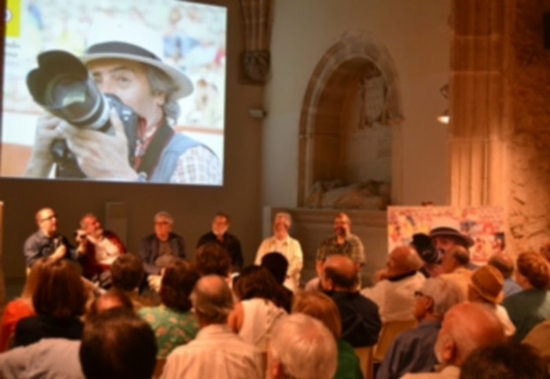 La gran sencillez 1 Los intervinientes en el acto celebrado en el Museo Esteban Vicente