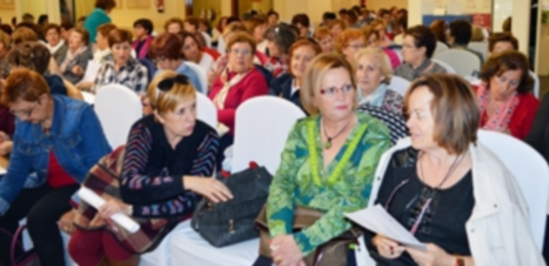 Más de 200 mujeres de toda Castilla y León asistieron al encuentro en Segovia. / TAMARA DE SANTOS