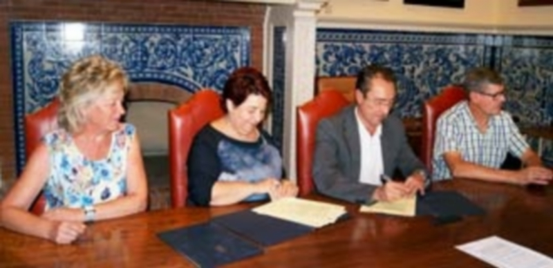 Los alcaldes de Segovia y Palazuelos de Eresma