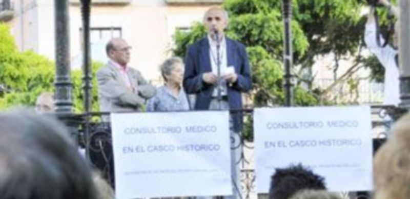 Concentración convocada por AVRAS el mes pasado