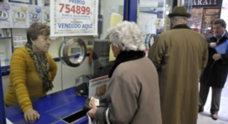 La lotera Rosa Martín