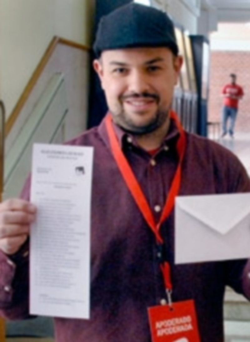 El concejal electo de IU