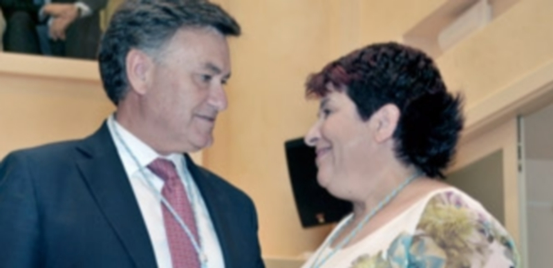 Francisco Vázquez y Clara Luquero