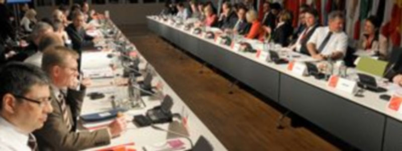 Un momento de la reunión asamblearia celebrada ayer en el Centro de Convenciones de La Granja. / Juan Martín