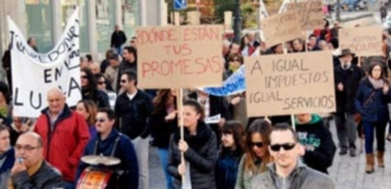 Tras la manifestación celebrada el domingo contra el ‘tasazo’