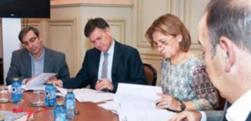 Sesión de la Junta de Gobierno de la Diputación Provincial celebrada esta semana. / El Adelantado