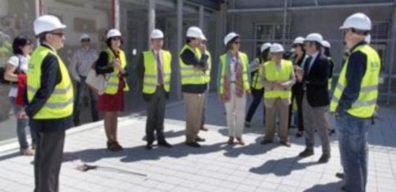 El presidente de la Diputación visitó con algunos alcaldes