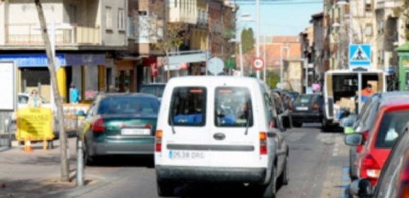 La calle José Zorrilla tiene sentido descendente desde 2009. / Kamarero