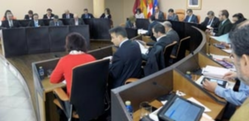 La corporación provincial al completo