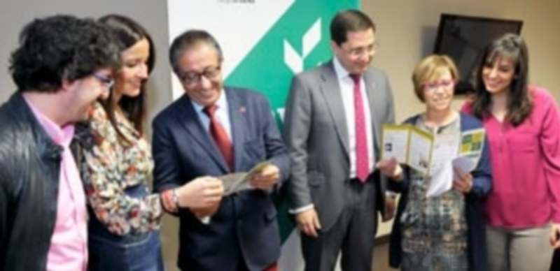 Los representantes de las instituciones que colaboran con el Congreso ‘Em+Fi’